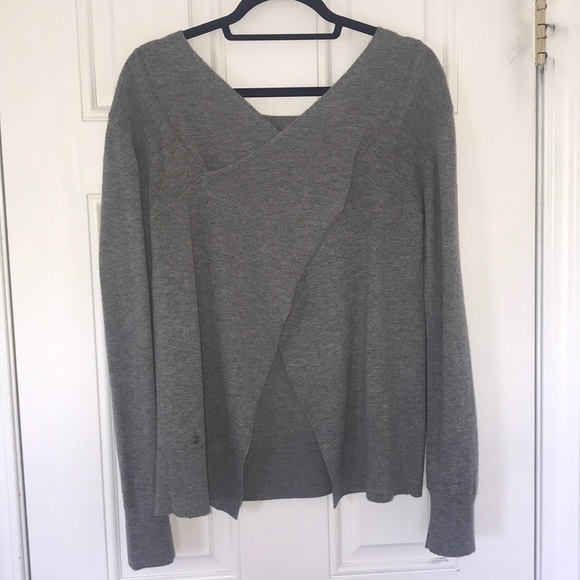 criss cross back sweater